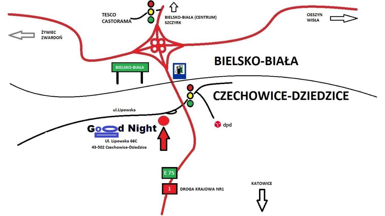 Good Night Noclegi & Strefa Z Sauna I Jacuzzi Ogolnodostepna Lub Na Wylacznosc Czechowice-Dziedzice Exterior photo